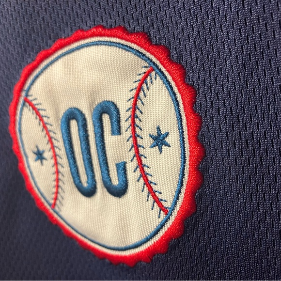 Old Chicago Pizza & Taproom World Beer Tour 76 Baseball Jersey Men’s Large - Picture 3 of 5